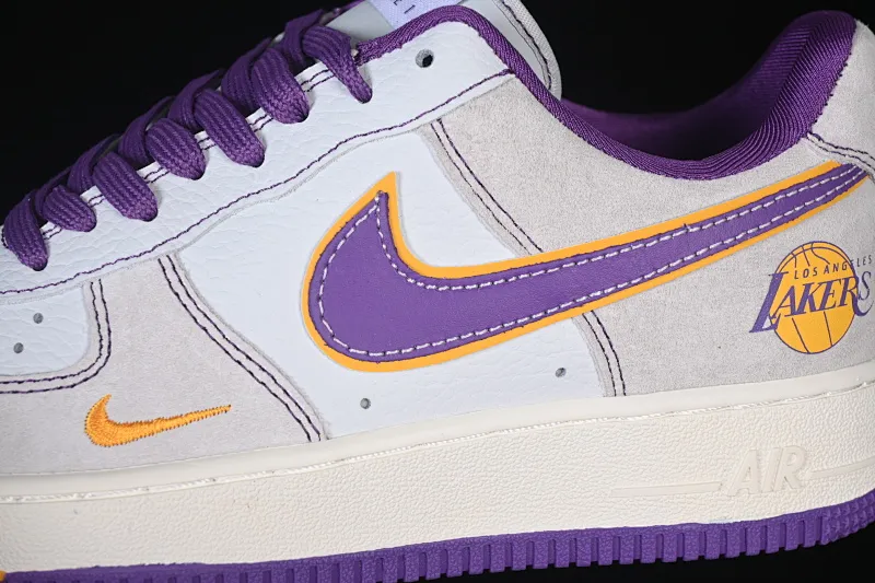 All categories Nk Air Force 1 Air Force series Nk Air Force 1 Low Air Force low top Nike Air Force 1'07 Low NBA joint Purple Lakers Air Force 1 low top casual sneakers SS1979-004